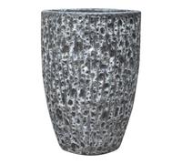 Verve Grey Volcanic Ceramic Plant Pot (Dia) 34Cm, (H)47Cm, 29L