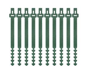 Verve Jelly 10Pcs 35 cm Tree Ties Straps Supports, Heavy Duty Shrub Ties Adjustable Interlock Garden Tree Ties for Shrub Rose Tree Plant Support