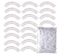 Verve Jelly 200 Pcs Food Storage Covers Cling Film Bag Elastic Food Storage Covers Stretch Bowl Cups Lids Reusable Food Covers Universal Kitchen Wrap Seal Caps for Bowl Dish Plate