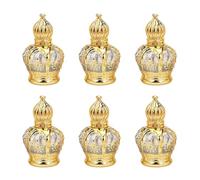 Verve Jelly 6 Pcs 15ml Glass Roll on Bottles, Clear Refillable Essential Oil Bottle with Cap for Sample, Travel, DIY Cosmetic Containers