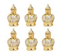 Verve Jelly 6Pcs 15ml Glass Roller Bottles Refillable Essential Oil Jars Clear Empty Roll on Bottles with Lid for Aromatherapy, Perfumes