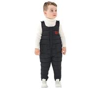 Verve Jelly Baby Boys Girls Snow Pant Wind Resistant Warm Down Pants Long Thick Winter Trousers Skiing Pants Black 4-5 Years