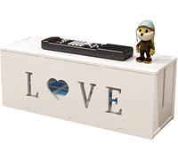 Verve Jelly Cable Organisers Box,Wire Management Cable Storage Box Extension Box Power Strip Cable Tidy Box ABS Material,36x12x13.5cm