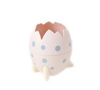 Verve Jelly Fashionable Cute Dinosaur Egg Pen Holder Creative Detachable Desktop Storage Pen Holder Office Decoration Pink