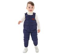 Verve Jelly Kids Snow Ski Pant Snowsuit Winter Windproof Outdoor Ski Trousers Fleece Thicken Overalls Suspender Pants Navy Blue 2-3 Years