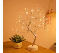 Verve Jelly LED Bonsai Tree Lamp, 108 LEDs Copper Wire Table Lamp, DIY Fairy Night Light for Bedroom Desktop Christmas Party Decoration, Warm White