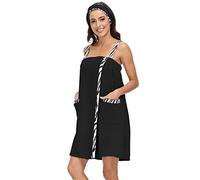 Verve Jelly Leopard Shower Towel Set Super Soft Towel Shower Sauna Set Gym Adjustable Bath Sheet Bath Sheets and Hair Band Zebra Black XL