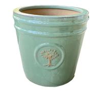 Verve Laurel Wreath Ceramic Plant Pot (Dia) 20Cm, (H)18Cm