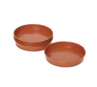 Verve Lei Brown Grow Pot Saucer (Dia)11.5Cm, Pack Of 5