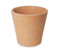 Verve Mali Matt White Washed Terracotta Plant Pot (Dia) 35Cm, (H)33Cm, 28L