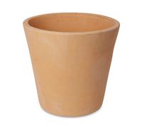 Verve Mali Matt White Washed Terracotta Plant Pot (Dia) 53Cm, (H)50Cm, 68L