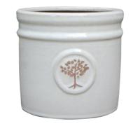 Verve Moon Beam Ceramic Plant Pot (Dia) 20Cm, (H)19Cm