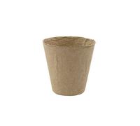 Verve Natural Paper Pulp Plant Pot (Dia) 6Cm, (H)6Cm, Pack Of 48, 100Ml