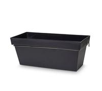 Verve Nurgul 25L Dark Grey Plastic Rectangular Trough (H)26Cm (W)58.7Cm (D)58Cm