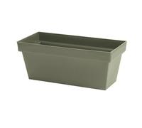 Verve Nurgul 25L Deep Lichen Green Plastic Rectangular Trough (H)23.6Cm (W)58.7Cm (D)26.4Cm
