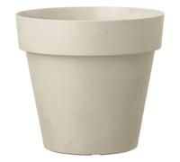 Verve Nurgul Matt Beige Plastic Plant Pot (Dia) 58Cm, (H)51.7Cm, 90L
