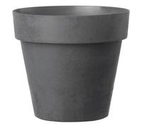 Verve Nurgul Matt Dark Grey Plastic Plant Pot (Dia) 79Cm, (H)70.2Cm, 230L