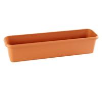 Verve Nurgul Terracotta Plastic Plant Pot (Dia) 60Cm,, 8L