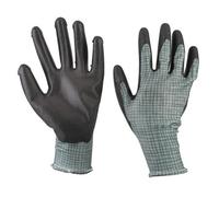 Verve Polyester & Polyurethane Green Gardening Gloves Large, Pair