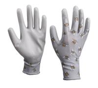 Verve Polyester & Polyurethane Grey Gardening Gloves Medium, Pair