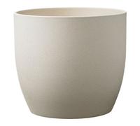 Verve Sandstone Ceramic Plant Pot (Dia) 14Cm, (H)13Cm