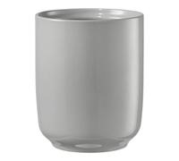 Verve White Orchid Ceramic Plant Pot (Dia) 15Cm, (H)15Cm