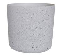 Verve White Recycled Plastic Plant Pot (Dia) 20.5Cm, (H)17Cm