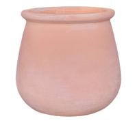 Verve Whitewash Belly Terracotta Plant Pot (Dia) 35Cm, (H)34Cm