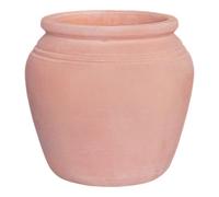 Verve Whitewash Terracotta Plant Pot (Dia) 35Cm, (H)34Cm