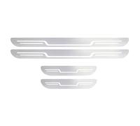 VERVELINK 4 pcs Stainless Steel Car Door Sill Protector for Ho-nda HR-V HRV HR V 2013 2014 2015 2016 2017 2018 2019 2020 2021 Stainless Steel Sticker Trim Non-slip Anti-scratch,B