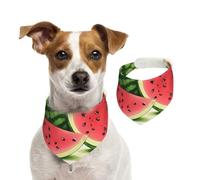 Very Appetizing Cartoon Watermelon Dog Bandana for Small Medium Large Dogs, Cat Dogs Kerchief Triangle Bibs Scarf for Girl Or Boy