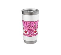 Very Attracted to Karaoke Bars Fun Quote Stainless Steel Insulated Tumbler