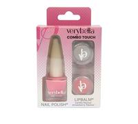 Very Bella Combo Touch - Kids’ Makeup Set with 2 Lip Glosses & 1 Nail Polish - Fun Beauty Kit for Girls Aged 6+ - Perfect for Dress-Up, Parties, and Creative Play - Great Gift for Young Stylists