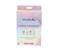 Very Bella Share A Moment Box - Self-Care Gift Set with 1 Adult Face Mask, 1 Teen Face Mask & 2 Pairs of Eye Patches - Fun & Relaxing Spa Kit for Teens & Parents - Perfect for Bonding & Pamper Time
