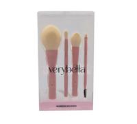 Very Bella Wonder Brushes - Set of 4 Kids’ Makeup Brushes - Soft & Safe Beauty Tools for Girls - Ideal for Dress-Up, Roleplay & Creative Makeup Fun - Perfect for Ages 6+