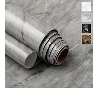 VERY BERRY STICKER Marble Peel and Stick Wallpaper (Deep Grey, 61 x 300cm, 2 Pack) Premium Vinyl Wrap, Self-Adhesive Sticky Back Plastic for Kitchen Worktops, Cupboards & Furniture, Waterproof