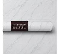 VERY BERRY STICKER Marble Vinyl Wrap (White Matte, 40 x 200 cm,1 Pack)