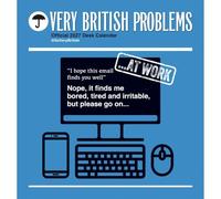 Very British Problems...At Work Easel Desk Calendar 2027, Gift