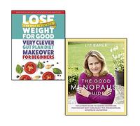 very clever gut plan diet makeover for beginners lose weight for good and the good menopause guide [hardcover] 2 books collection set - mend your gut and unlock the secrets of rapid weight loss