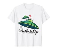 Very Cool Spaceship Mother Ship Cute Cartoon Gift Novelty T-Shirt