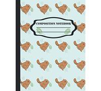 Very Cute Beaver Composition Notebook: Cute Small Beaver College Ruled Line Journal for who loves beavers and animals Specially Women, Girls and Kids