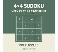 Very Easy 4×4 Sudoku for Dementia & Alzheimer's Patients: 100 Large Print Puzzles with 36 pt Numbers & Accessible Layout
