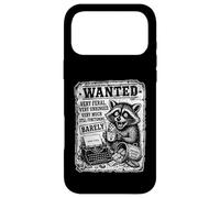Very Feral Unhinged Raccoon Chaos Humor Case for iPhone 17 Pro Max