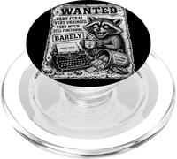 Very Feral Unhinged Raccoon Chaos Humor PopSockets PopGrip for MagSafe