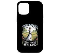 Very Fond of Walking Pride and Prejudice Hiking Jane Austen Case for iPhone 12/12 Pro