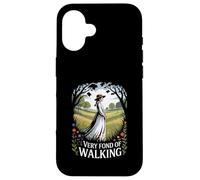 Very Fond of Walking Pride and Prejudice Hiking Jane Austen Case for iPhone 16