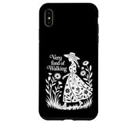 Very Fond of Walking Pride and Prejudice Hiking Jane Austen Case for iPhone XS Max