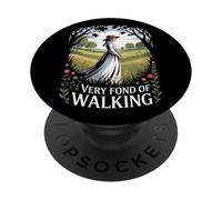 Very Fond of Walking Pride and Prejudice Hiking Jane Austen PopSockets Adhesive PopGrip