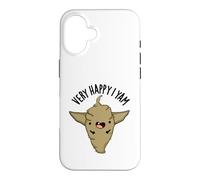 Very Happy I Yam Funny Veggie Pun Case for iPhone 16