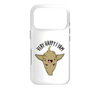 Very Happy I Yam Funny Veggie Pun Case for iPhone 17 Pro
